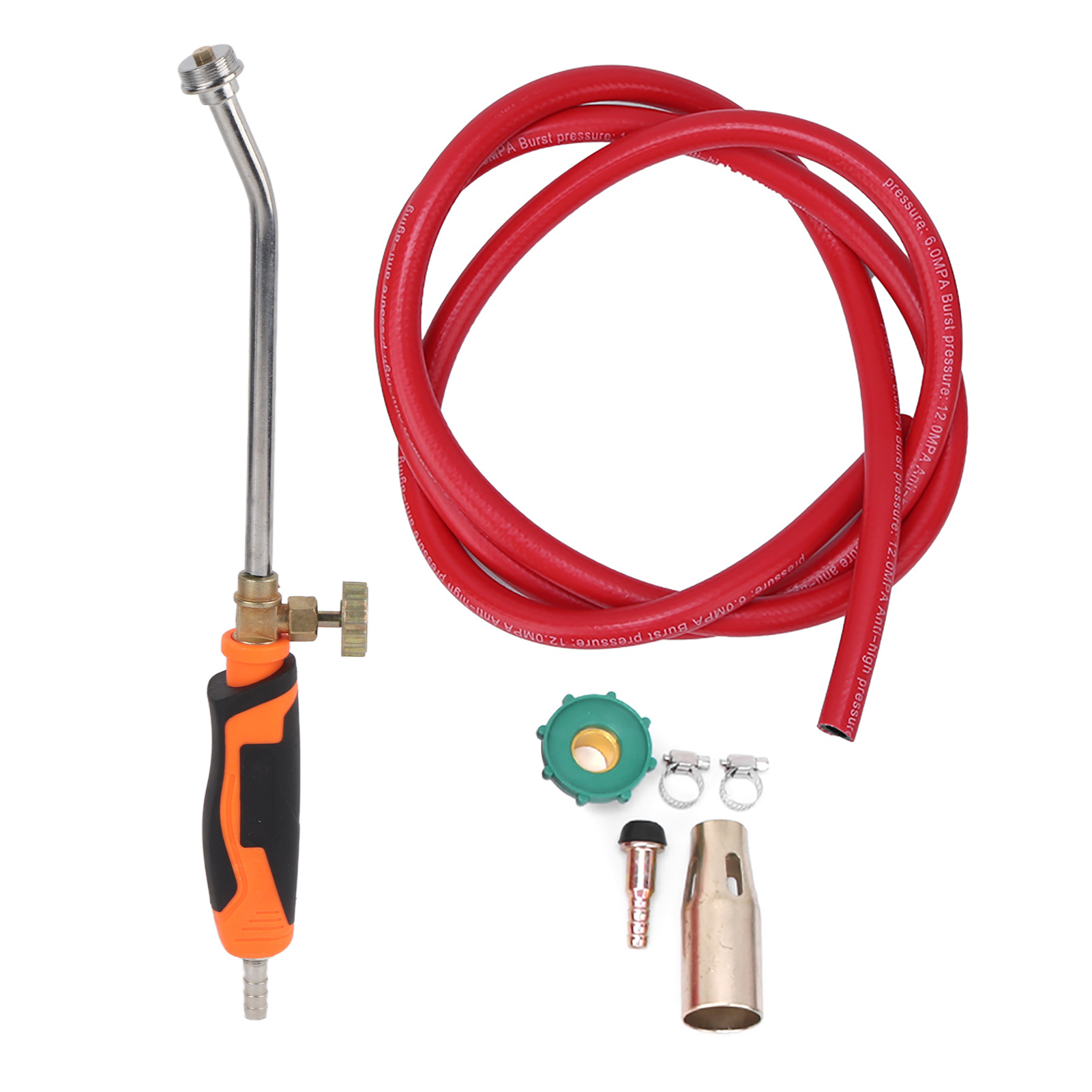 Flüssiggas-flammenwerfer Mit 30-mm-düse, Einfache Zündung, Ideal Für Camping, Grillen Und Schweißarbeiten Im Freien. Ein-schalter-bedienung.