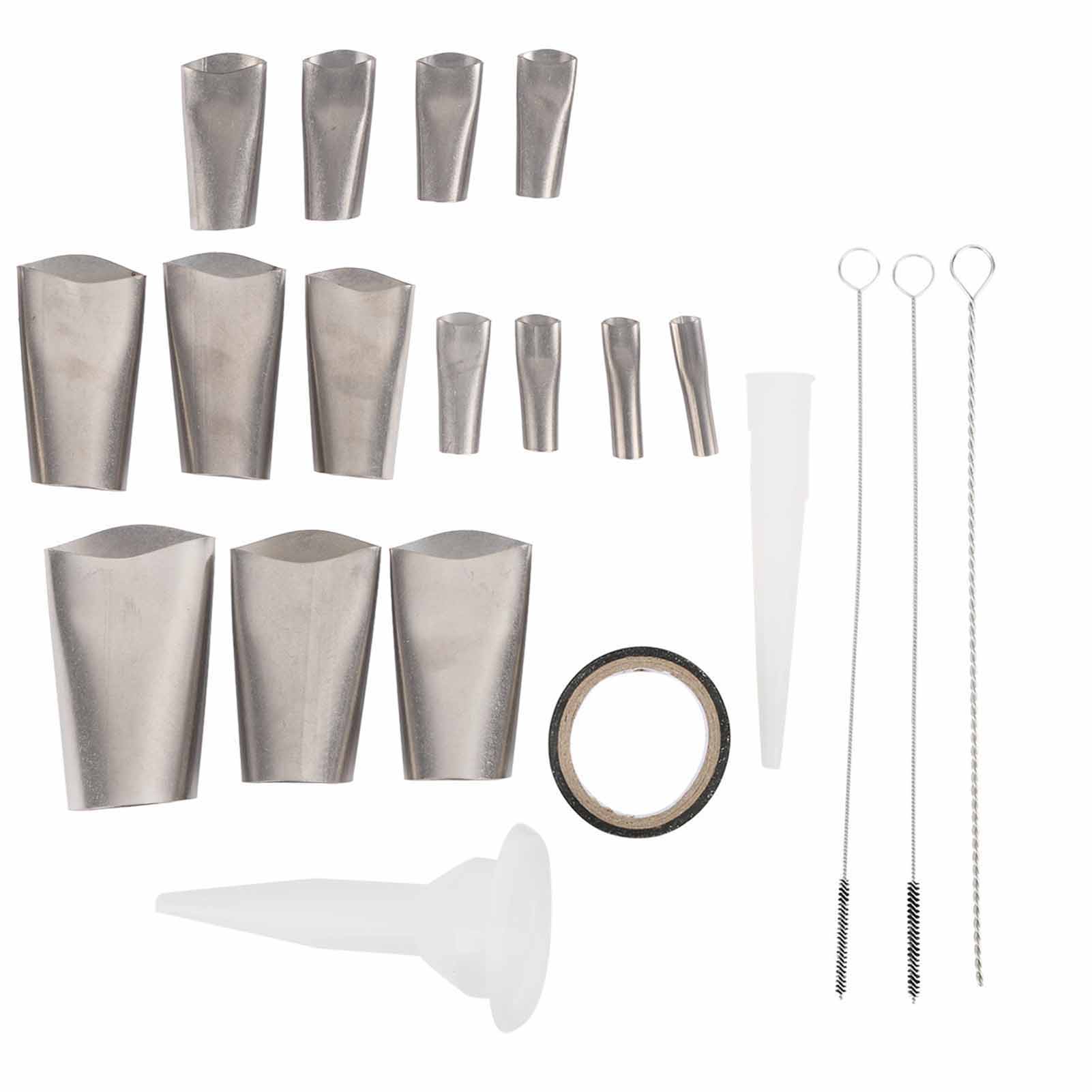 Set Mit 20 Rostfreien Edelstahl-dichtungsspitzen In Verschiedenen Größen Für Küche, Bad Und Fenster.