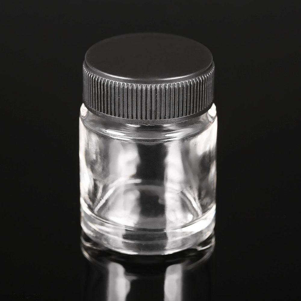 Packung Mit 10 Airbrush-flaschen Aus Glas Und Pp, 22 Cc (3/4 Oz), Mit Kunststoffdeckel.