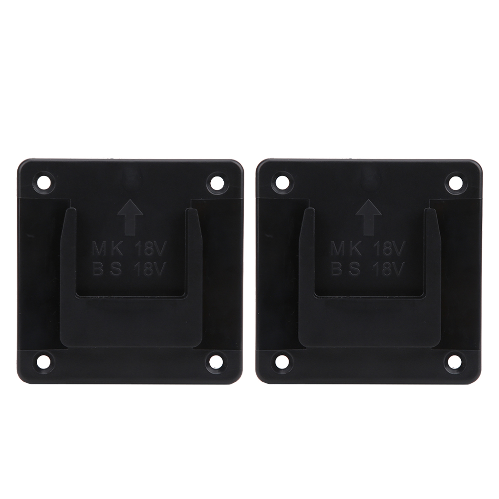 Set Mit 2 Wandhalterungen Für Makita 18v Elektrowerkzeuge, Schwarz