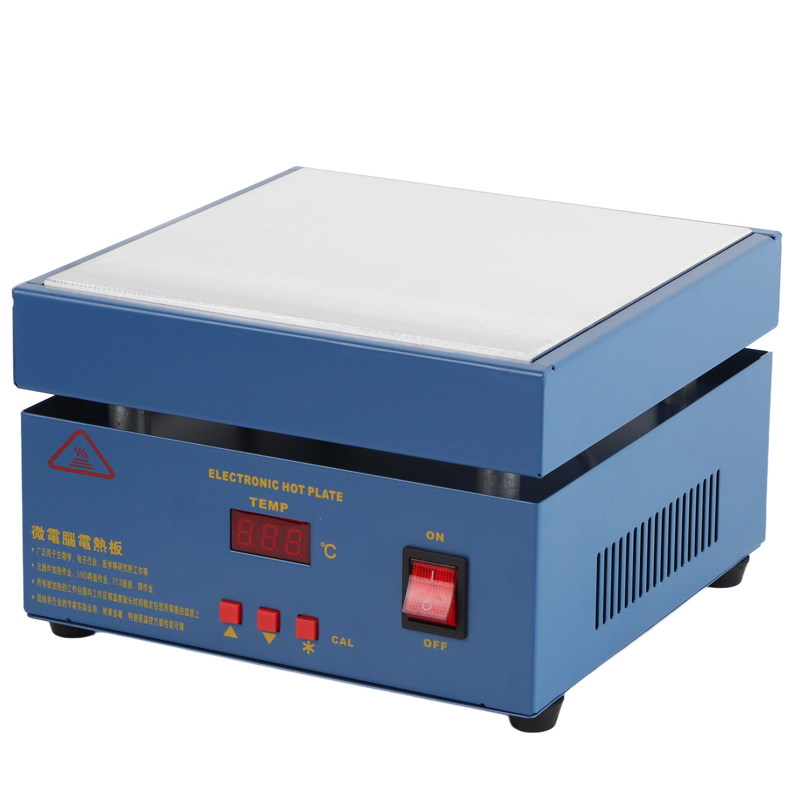 200 X 200 Mm Led-mikroprozessorgesteuerte Elektrische Vorheizstation, 800 W