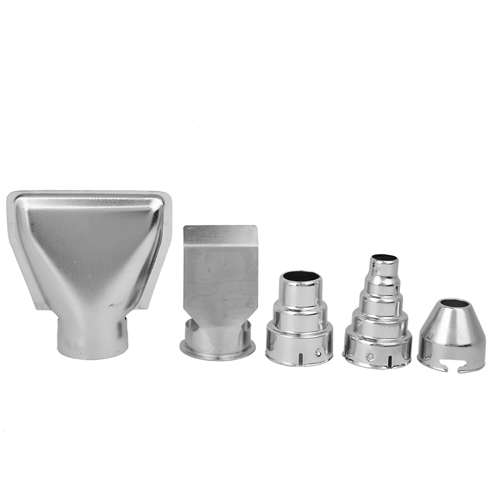 Set Mit 5 Edelstahldüsen Für Heißluftpistolen Und Gebläsezubehör.