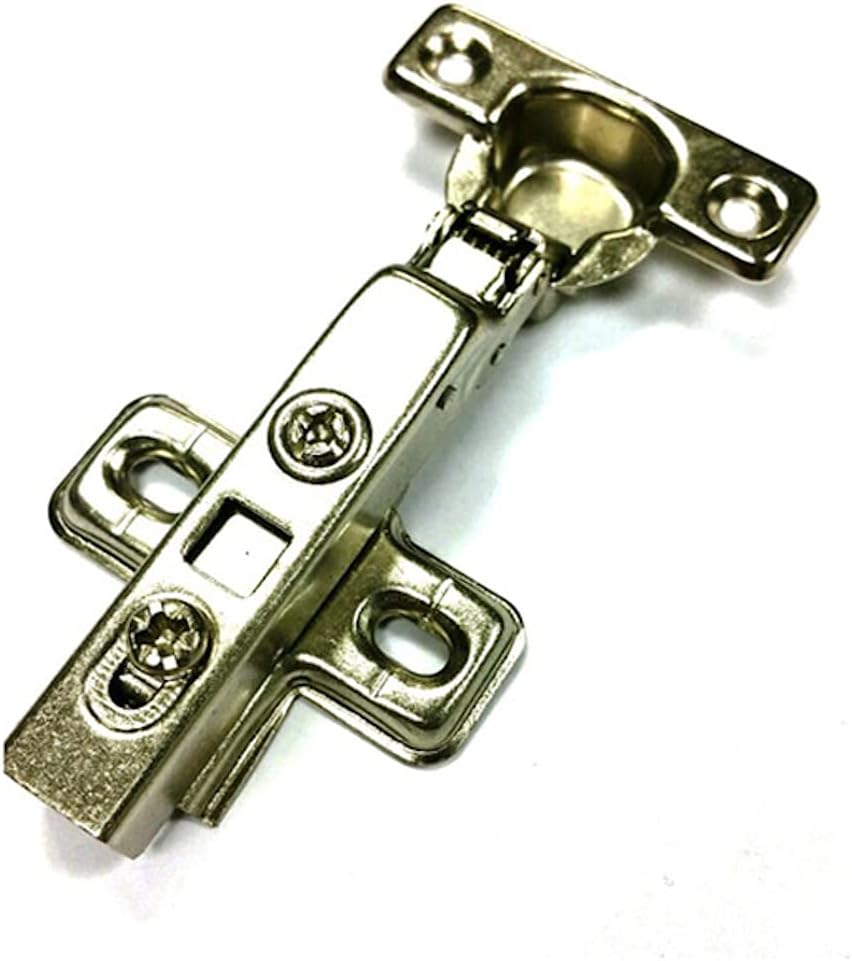 Bulk Hardware Bh06008 Schrankscharnier 26 Mm 95° Soft-close Zp Schnappverschluss Vollauflage, 2er-pack