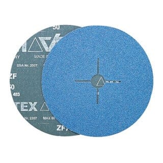 VSM Fiberscheibe ZF 714 Zirkonkorund (ZA),Ø 180 mm, Körnung: 60