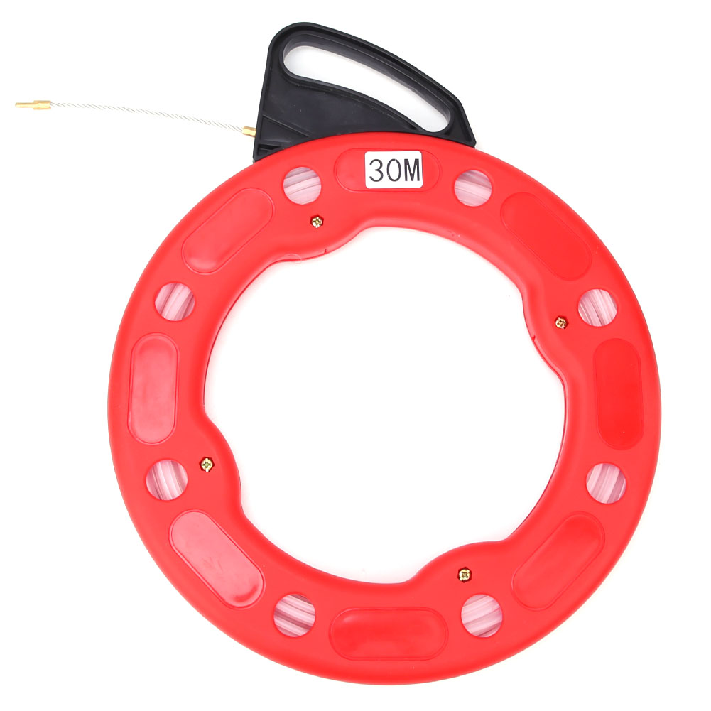 Kabelzieher Aus Nylon Und Glasfaser, Nichtleitendes Kabelziehwerkzeug, 4 Mm Durchmesser, 30 M Länge