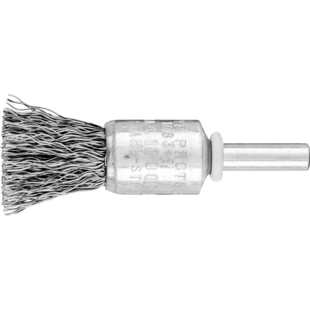 PFERD TOOLS POS Pinselbürste ungezopft PBU Ø 15 mm Schaft-Ø 6 mm Stahl-Draht-Ø 0,35 mm (10)