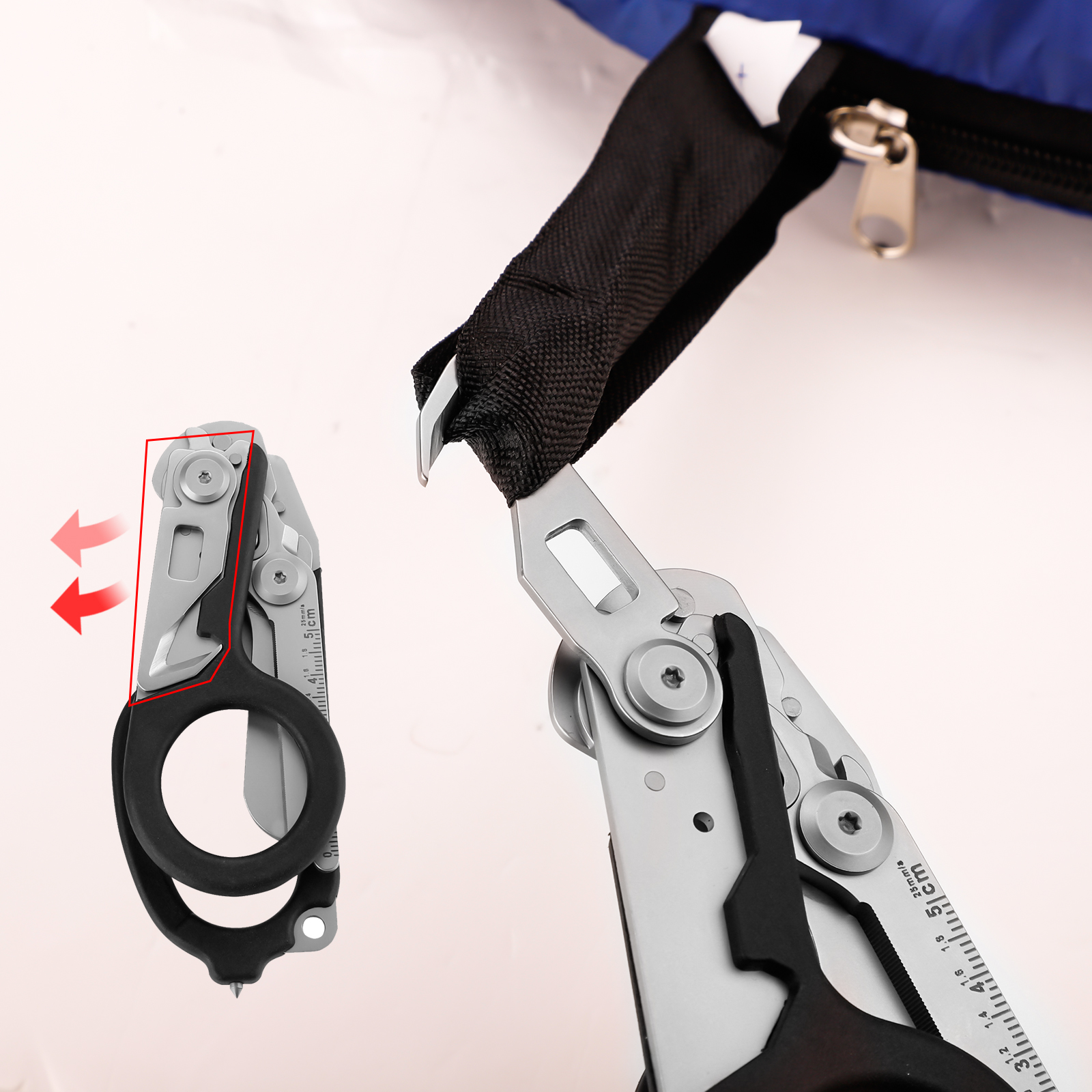 Multifunktionale Klappzange Aus Hochfestem Stahl Für Outdoor-aktivitäten, Camping Und Reisen. Tragbares Werkzeug.