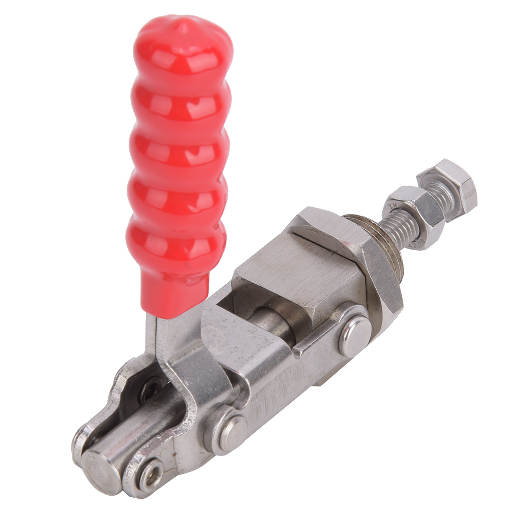 Schnellspann-kniehebelspanner Aus Edelstahl 304, Druck-zug-ausführung, Mit Verriegelungsgriff, Tragkraft 136 Kg, Gh-36204ss