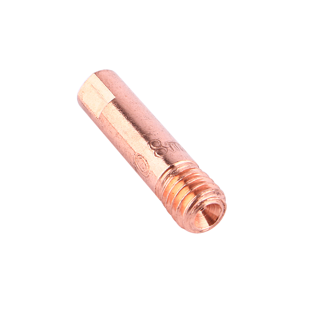 Packung Mit 10 Ersatzkontaktspitzen Für Mb 15ak Mig/mag-schweißbrenner, Kupferspitzen 0,8 X 25 Mm