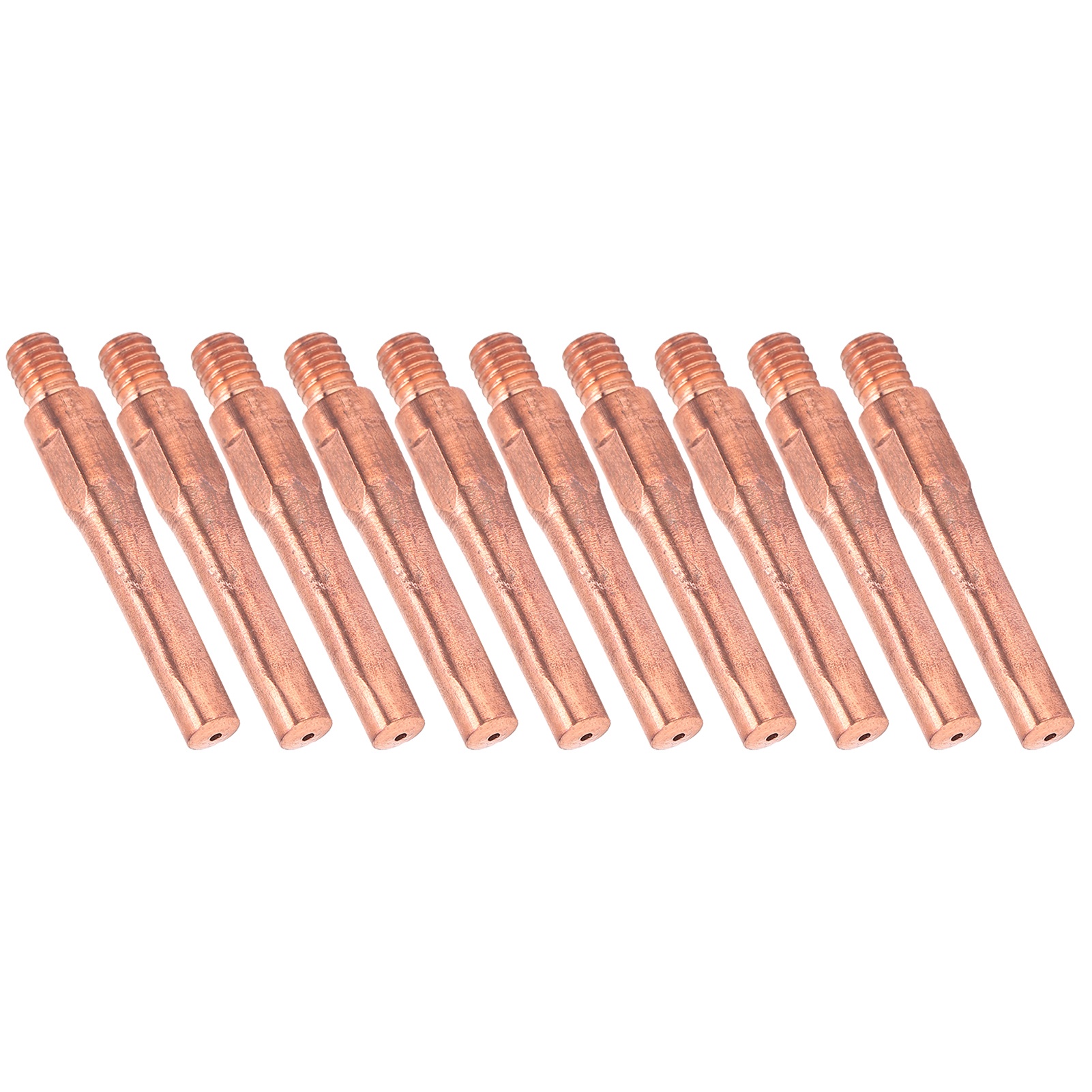 10 M6-kontaktspitzen, Leitfähige Düsen Für Kupferdraht, Lötpistolenzubehör, 45 X 7,5 X 1,2 Mm