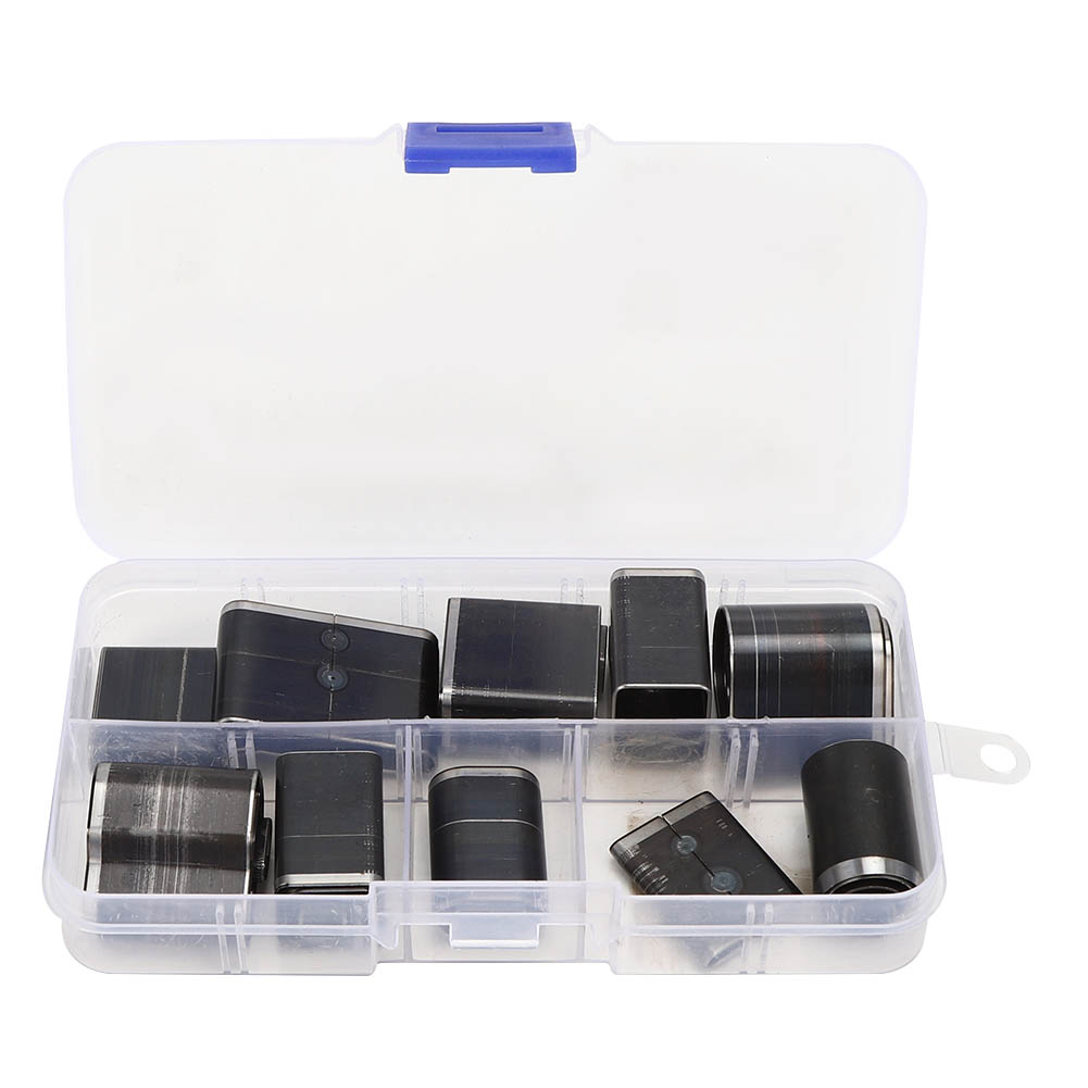 Set Mit 24 Hohlstempeln Für Kurze Ledergürtel, Ovales, Rundes Und Quadratisches Bohrwerkzeug