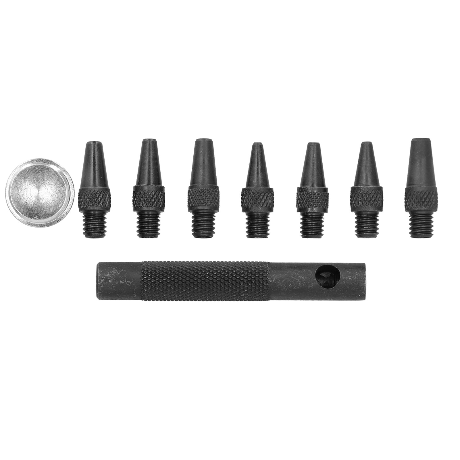 Set Mit Austauschbaren Lochern, Rundes Werkzeug Für Lederarbeiten Und Heimwerkerprojekte, 2–5 Mm Stahl