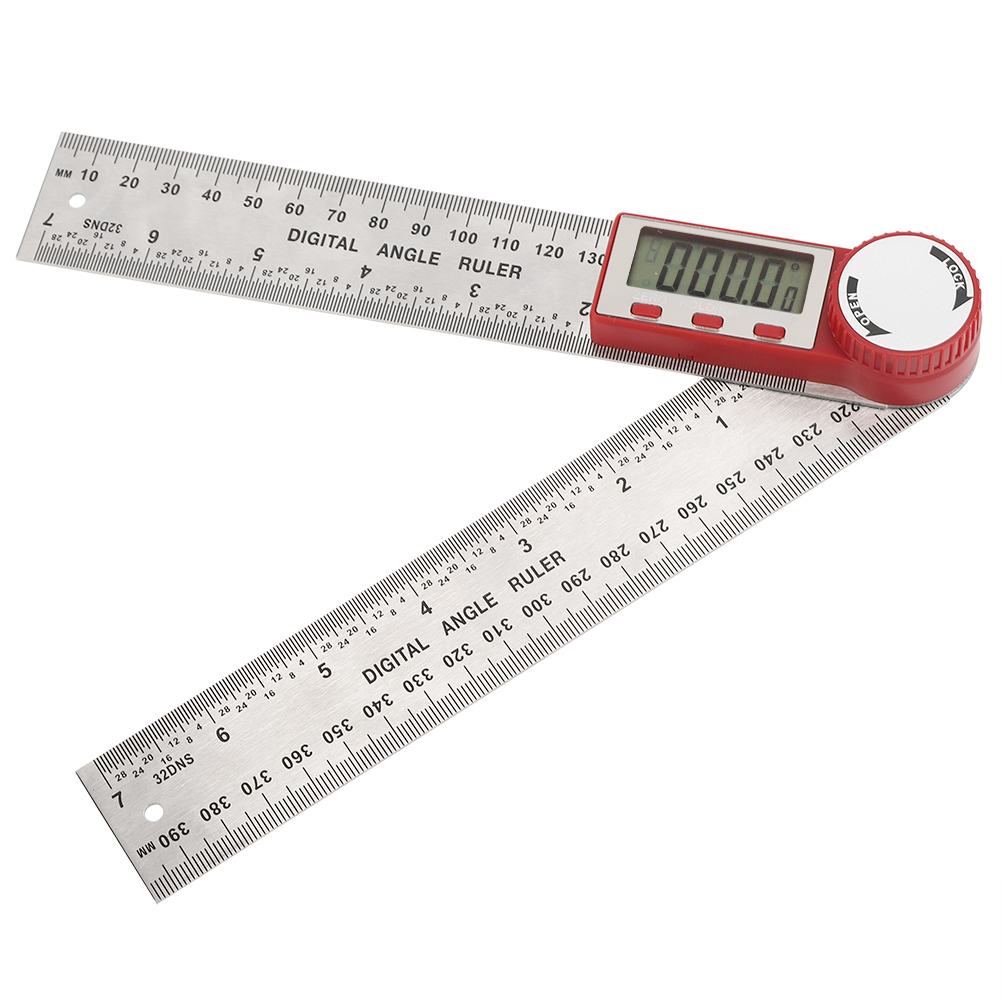 Digitales Elektronisches Winkelmessgerät Aus Edelstahl, 360-grad-winkelmesser, 0–200 Mm