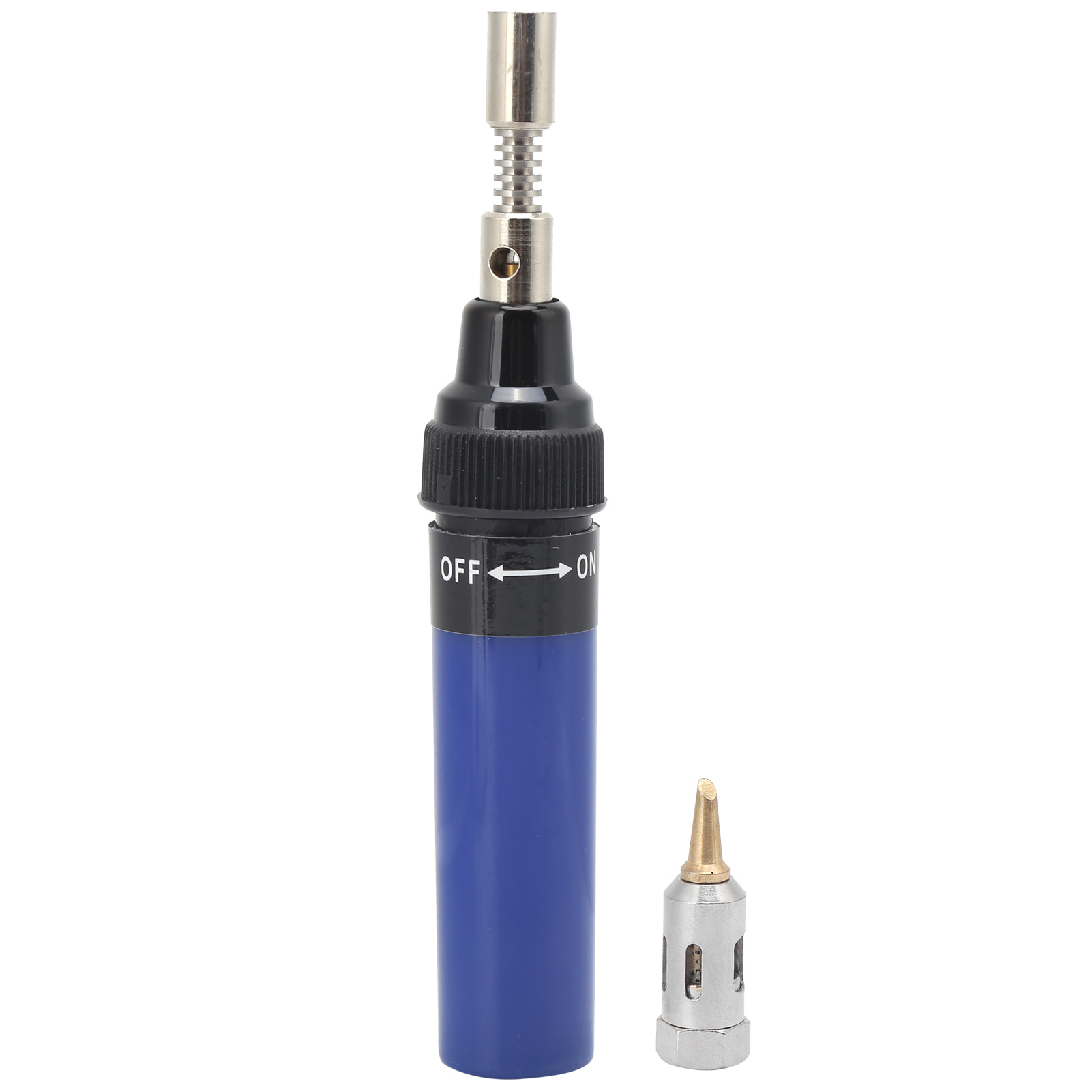 Nachfüllbarer Butangas-lötkolben, Tragbares Lötgerät, 8 Ml, Va-100, Dunkelblau