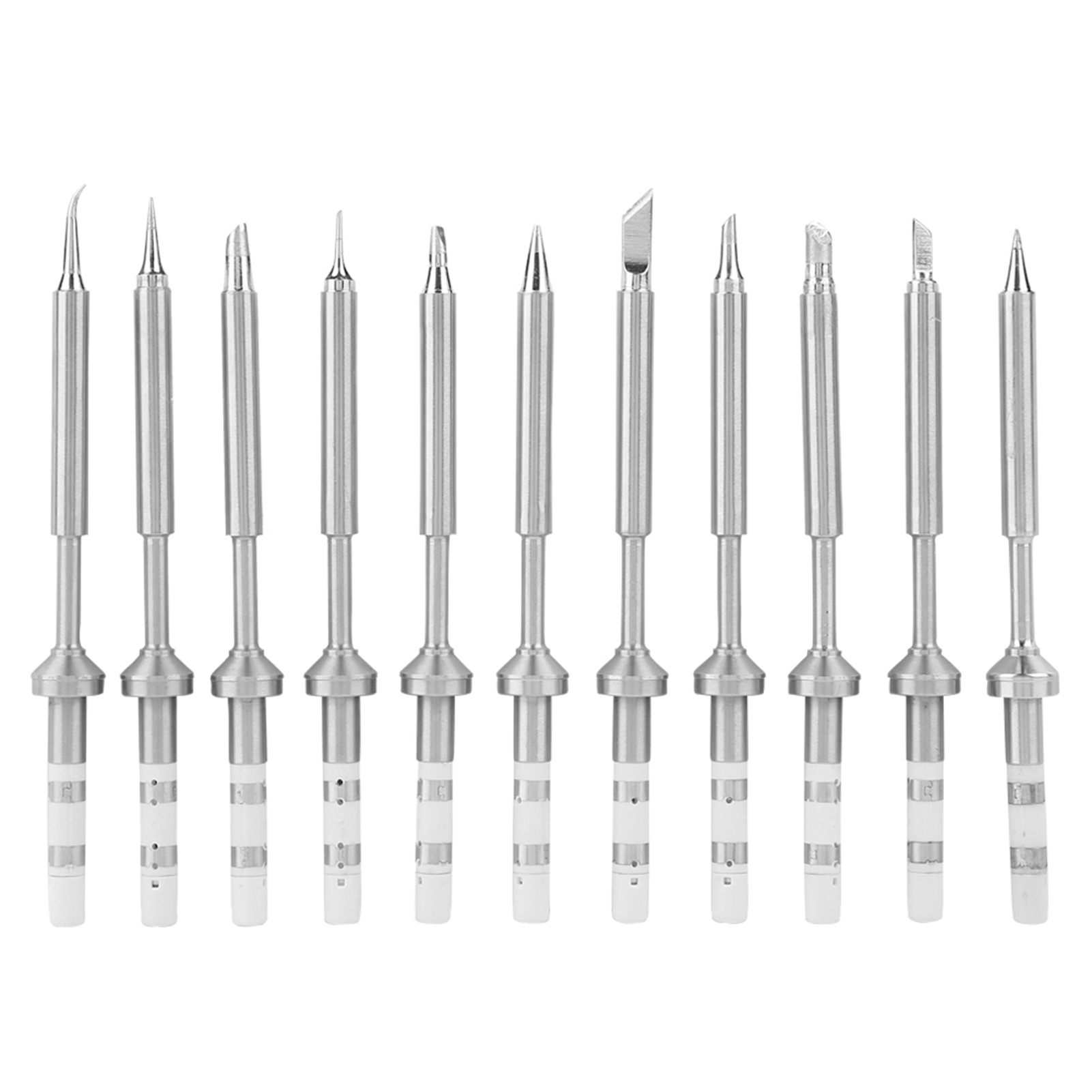 Ersatz-mini-lötspitzen Aus Edelstahl Für Ts100-lötkolben (set Mit 11 Stück)