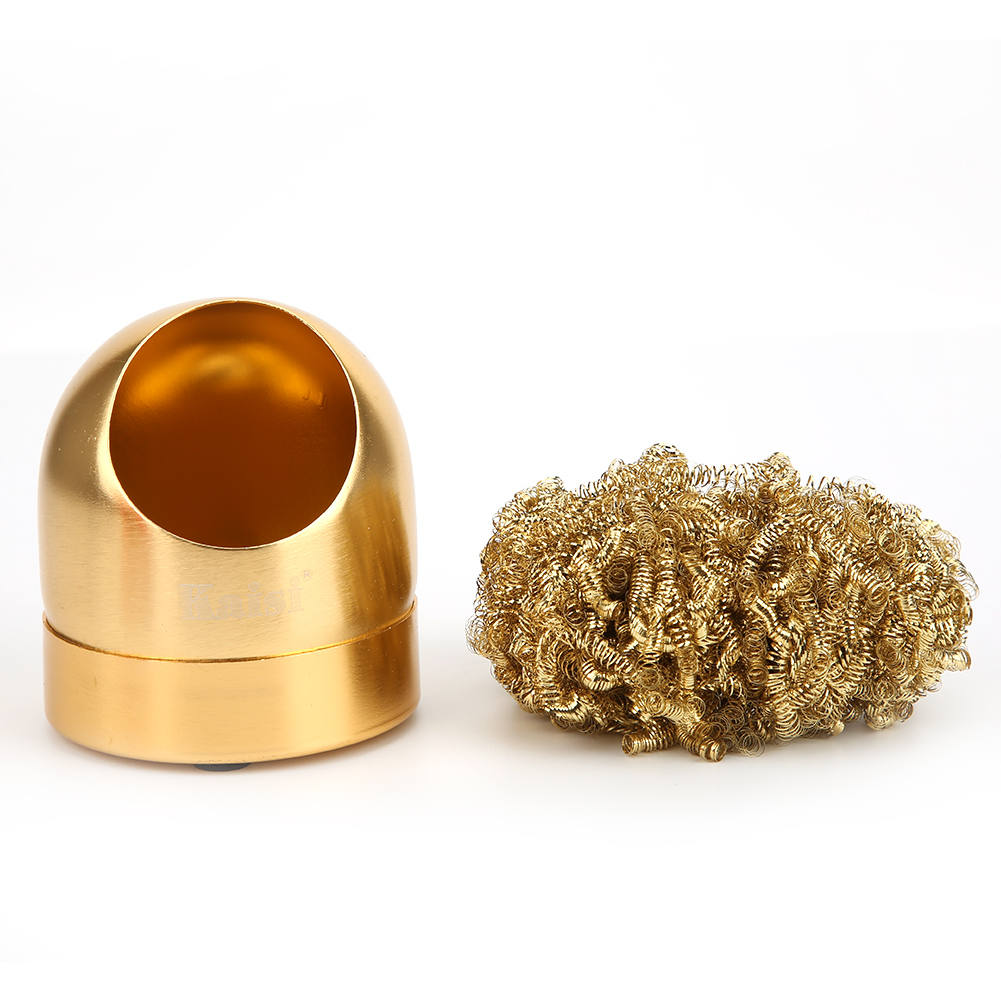 Lötspitzenreinigungsbürste, Lötbürstenhalter, Goldbasis