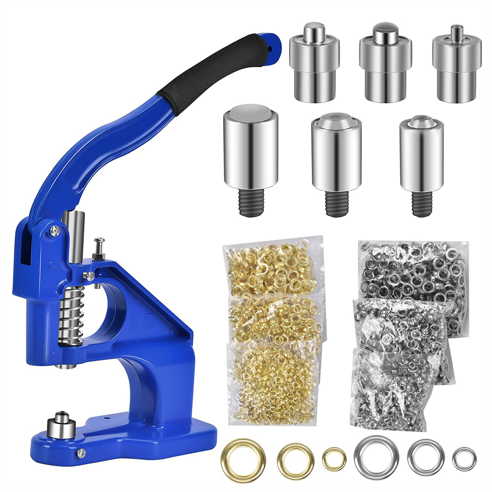 Professionelles Manuelles Pressset Für Metallösen, Ideal Zum Anbringen Von Bannern, Schildern Und Postern.
