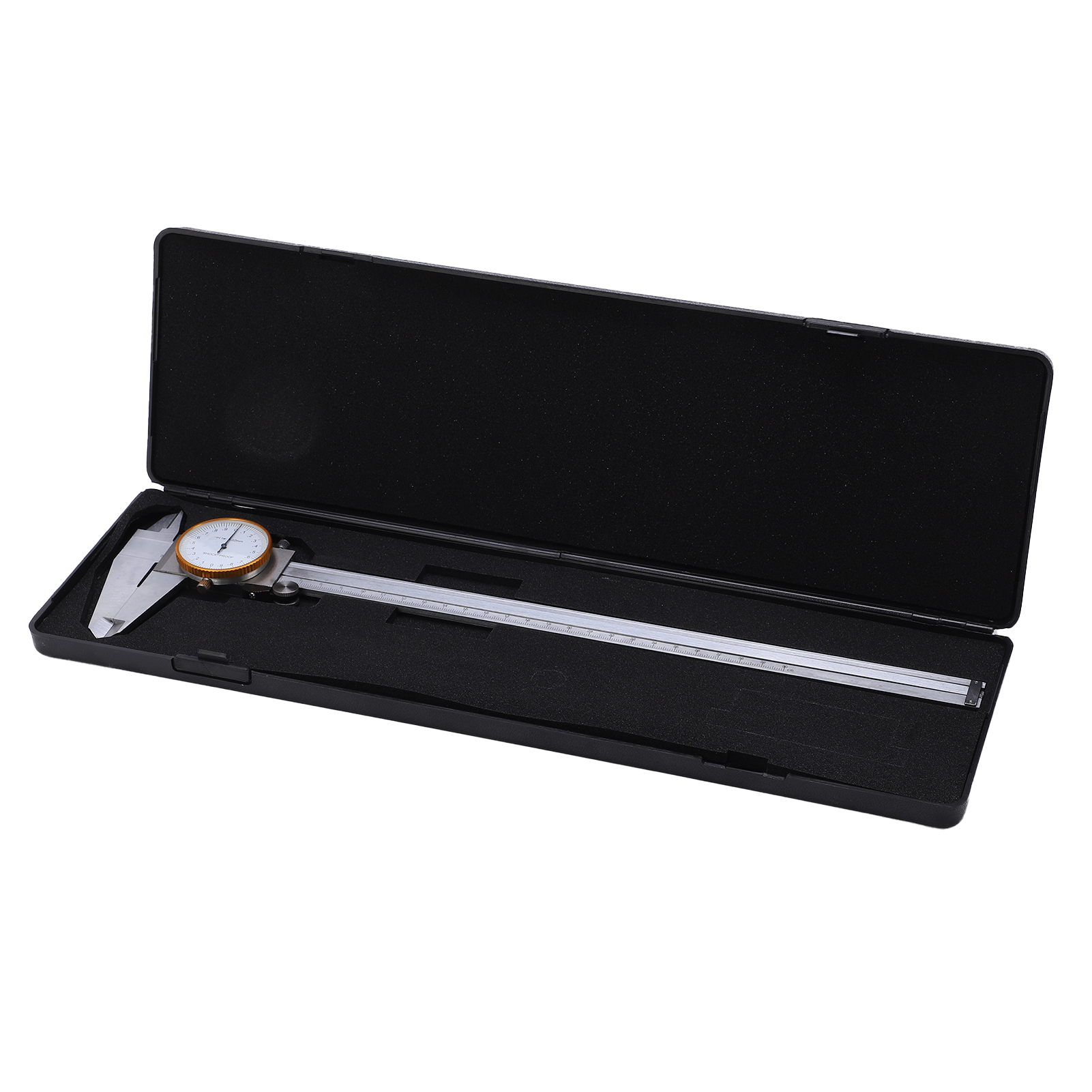 Messschieber 0–300 Mm Mit Transparentem Zifferblatt, Tragbares Messwerkzeug Aus Stahl, Genauigkeit 0,02 Mm
