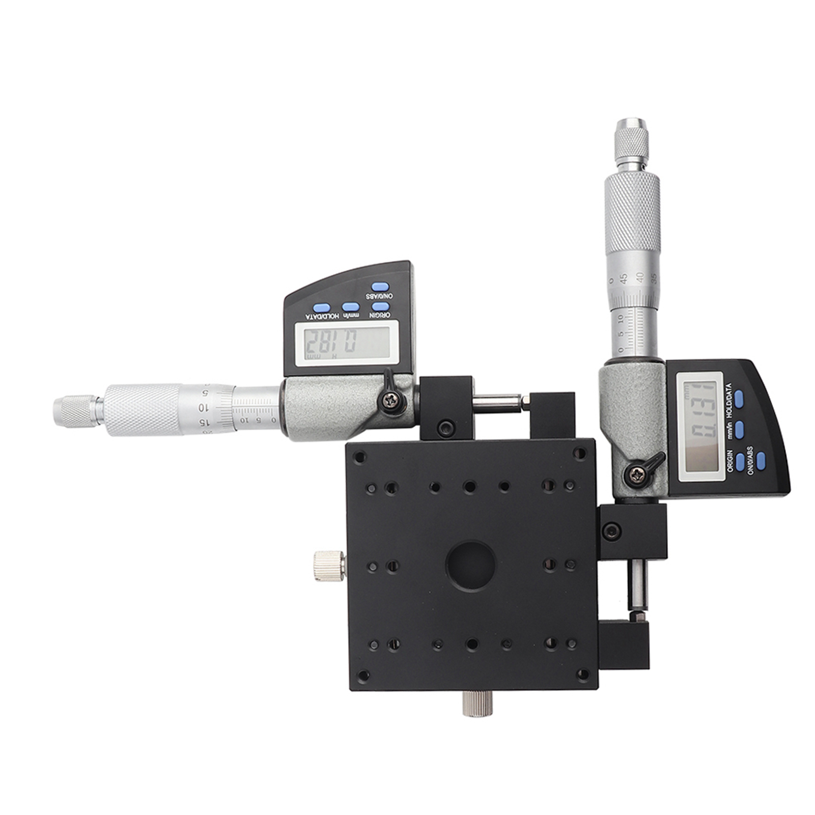 Mikrometerplattform Semxy80-as Mit Digitalanzeige, 80 X 80 Mm Lineare Plattform, 0,002 Mm Genauigkeit