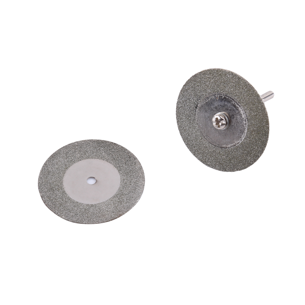10 Miniatur-diamanttrennscheiben Für Rotationsschleifer + 2 Schleifdorne