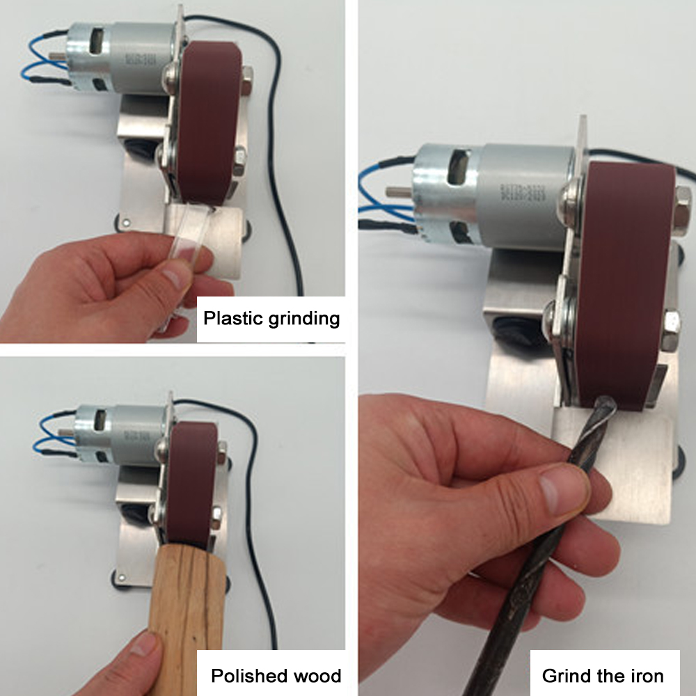 Multifunktionales Schleifwerkzeug, Tragbarer Und Leiser Elektrischer Bandschleifer, Mini-elektrobandschleifer