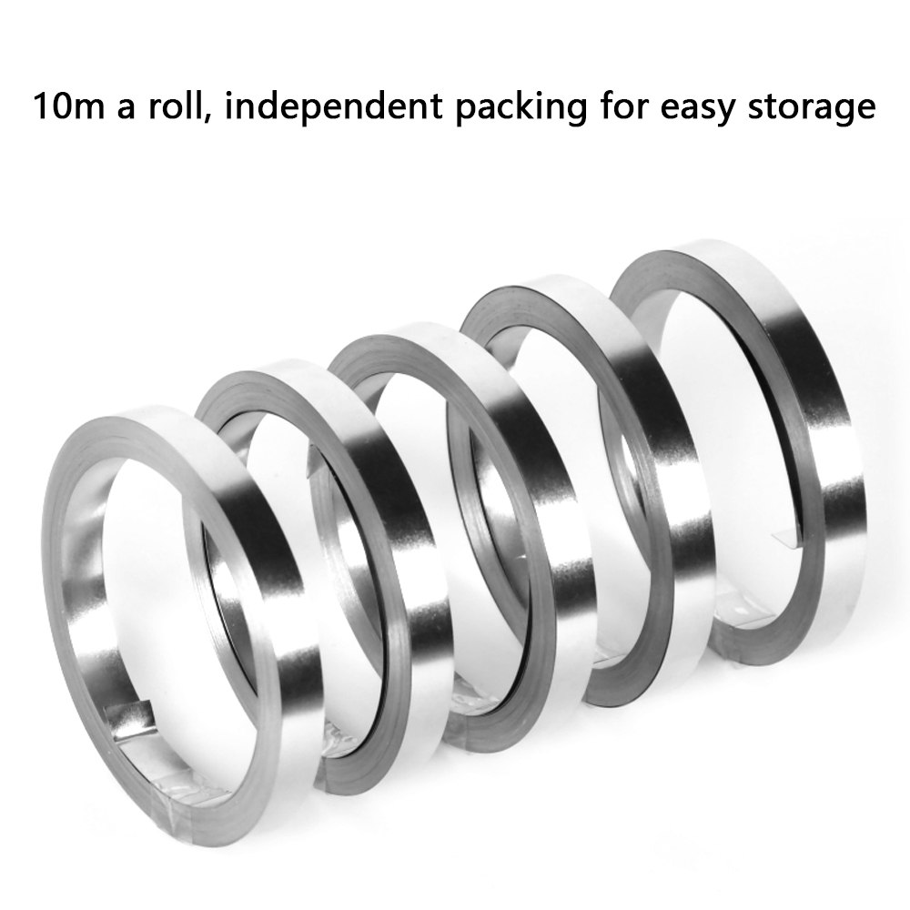 10 M Rolle Lithium-ionen-batterie, Nickelplatte, Riemenverbinder, Punktschweißgerät, Batterieschweißgeräte