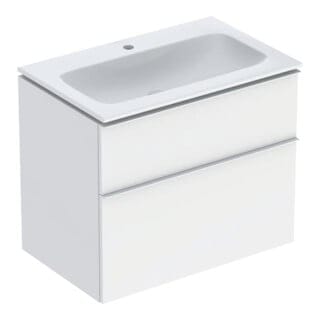 Geberit Möbel-Waschtischset iCon 75x63x48cm, w/KT, we. ma, Gr. we. ma