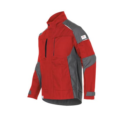 Kübler Jacke ACTIVIQ COTTON+ mittelrot/anthrazit Form 1250 Größe 4XL