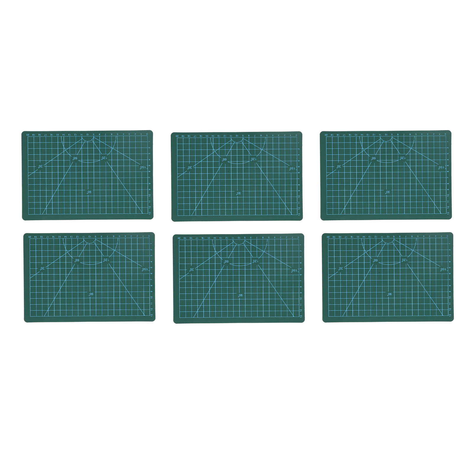 Selbstheilende Pvc-matte Für Bastelarbeiten, Pvc-schneideraster Für Patchwork Und Nähen, A5-format (6 Stück)