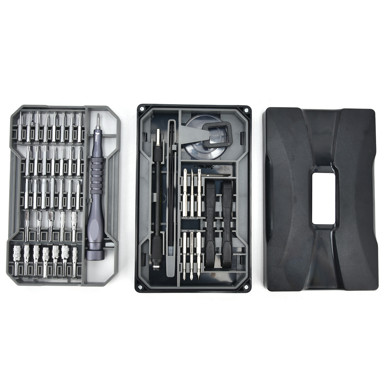 73-teiliges Präzisionsschraubendreher-set, 4 X 28 Mm Magnetische Reduzierbits, Matte Chromoberfläche, Langer Durchmesser, Referenz Jm-8172