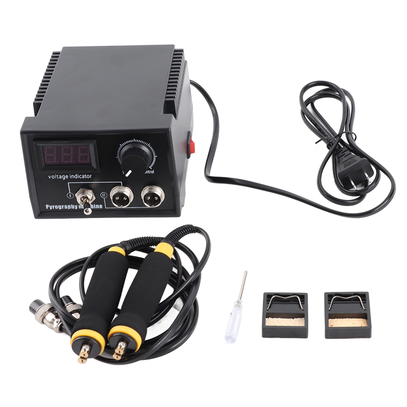 60-watt-pyrographie-set, Einstellbar Von 0 °c Bis 800 °c, Inklusive Elektrischem Lötkolben.
