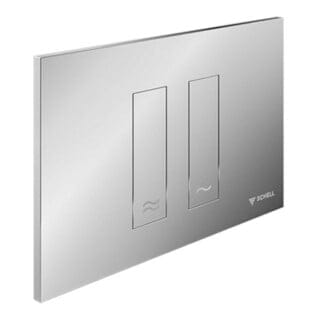 Schell WC-Betätigungsplatte MONTUS TOWER vc, Betät. v v o. ob, f 2-Mengenspülung