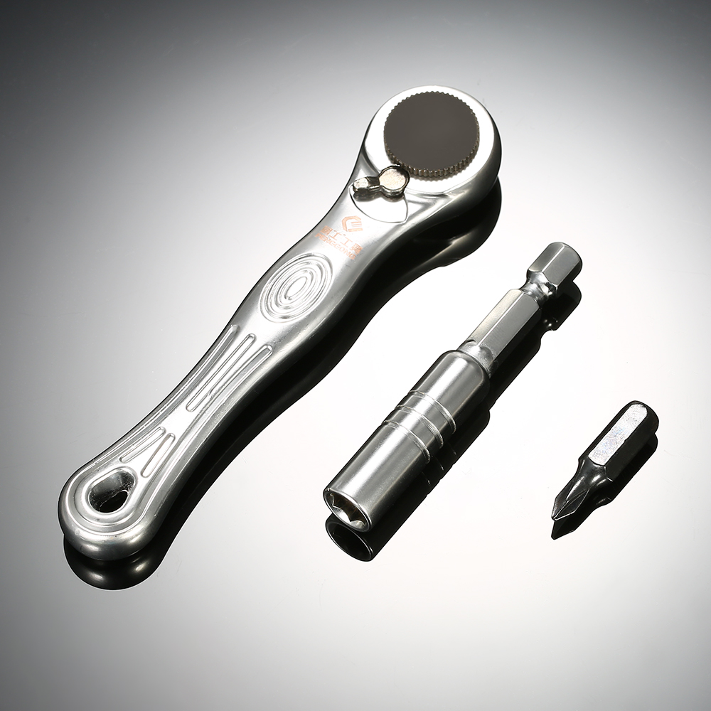 Penggong 12-teiliges Mini-ratschenschlüssel-set Für Enge Stellen, Ratschenschraubendreher-bits Mit 1/4"-antrieb