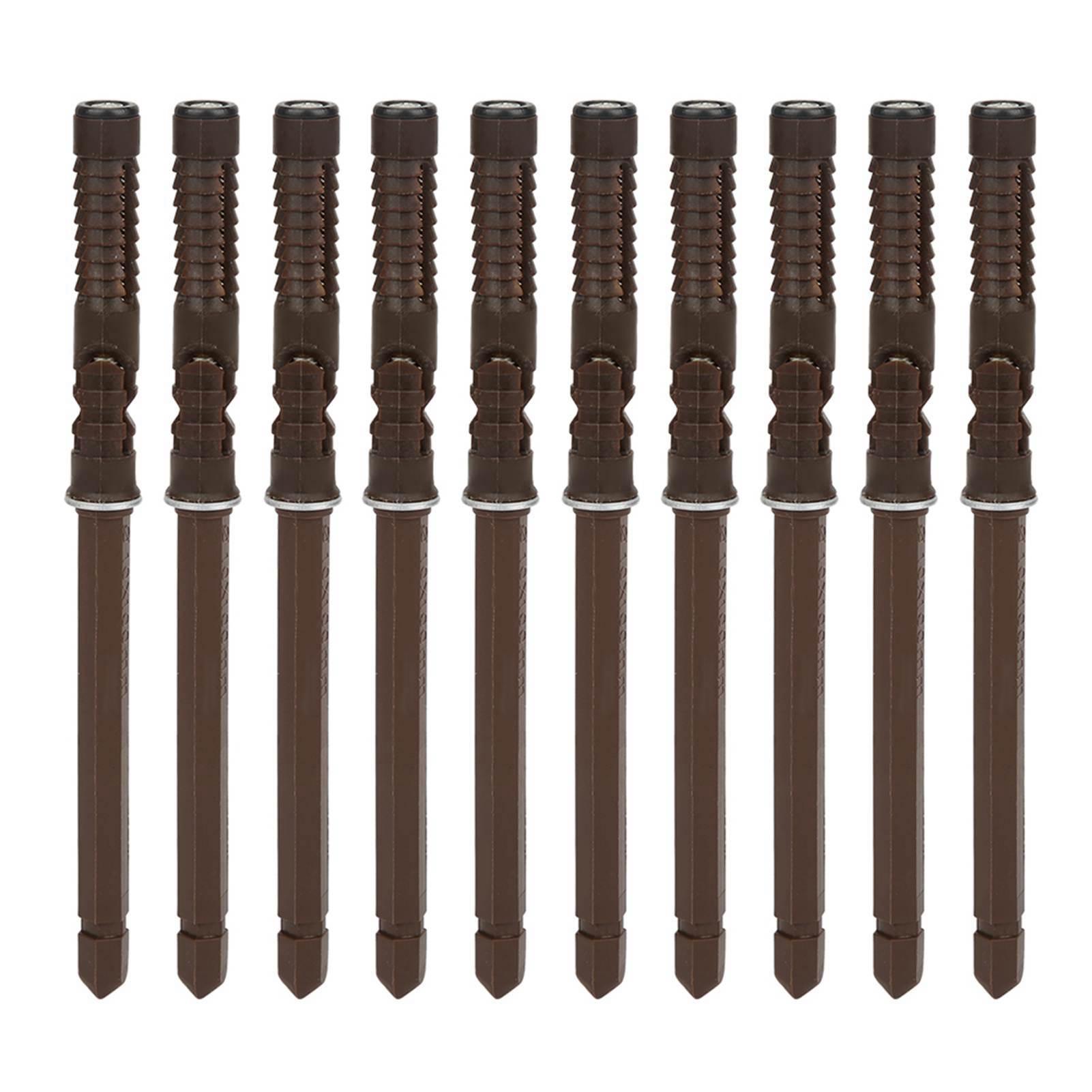 Set Mit 10 Unsichtbaren Wandregalhalterungen Für 10x100 Mm Regalböden.