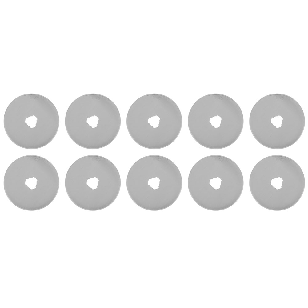 10-teiliges Set Mit Runden Rollenklingen Als Ersatz Für Messer, Zubehör Für Rotierende Handwerkzeuge, 45 Mm