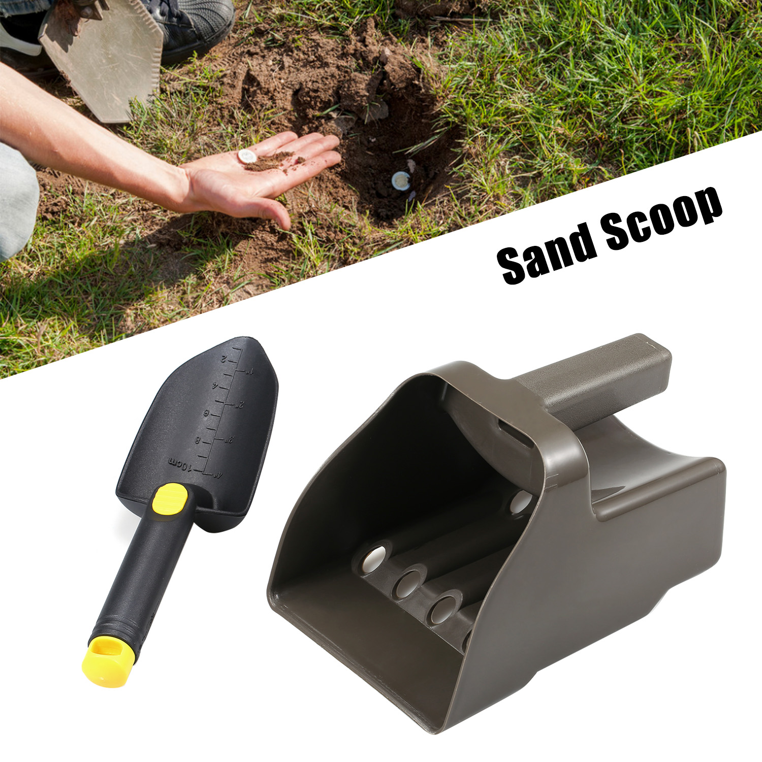 Sandschaufel- Und Spatenset, Zubehör Für Die Metallsuche Und Schatzsuche