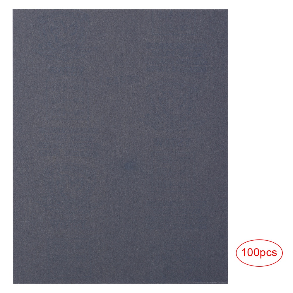 100 Blatt Wasserfestes Schleifpapier, Körnung P400, Braun, Für Nass- Und Trockenschleifen. Zubehör Für Eisenwaren.