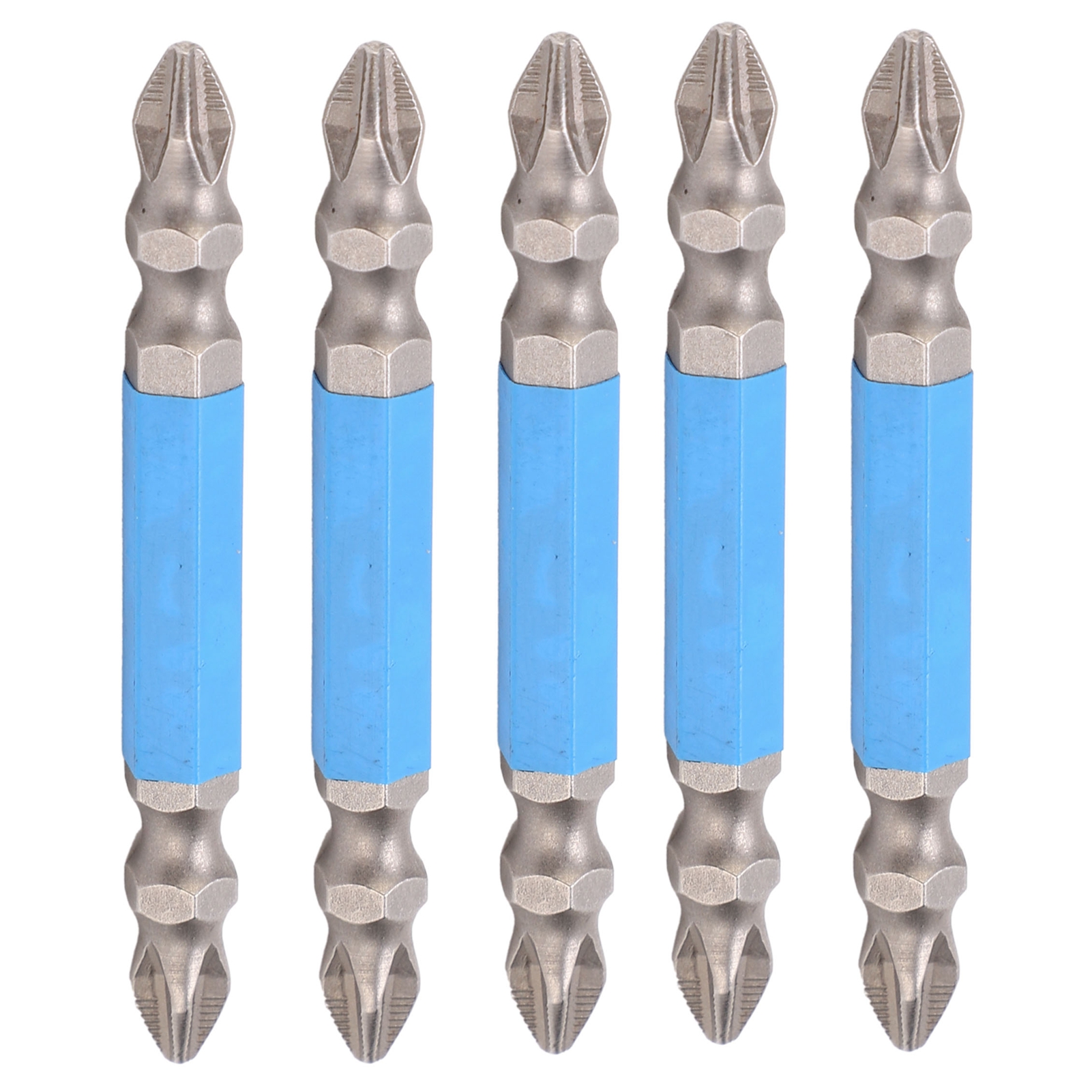 Set Mit 5 Doppelseitigen 65-mm-magnetschraubendreherbits Für Elektrische Kreuzschlitzschraubendreher
