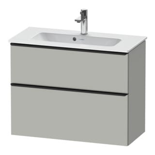 Duravit Waschtischunterschrank D-Neo Compact 81x37,2, sw/gr m, 1 Kast, 1 Ausz., wandhängend
