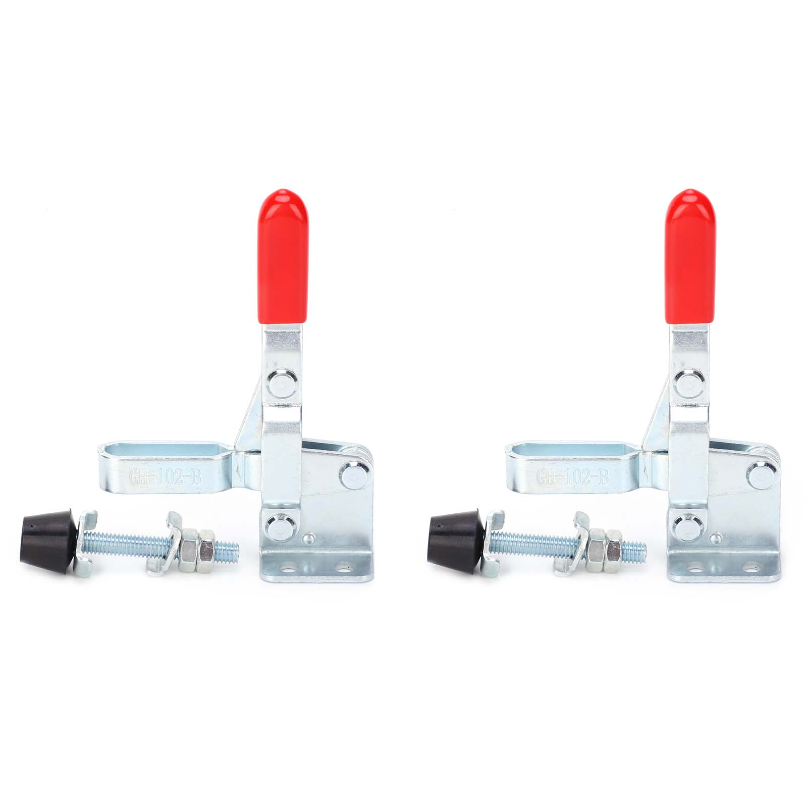 2 Horizontale Schweißkniehebelklemmen, Winkelstück, Kompressor, Schnellspann-handwerkzeug Gh-102-b