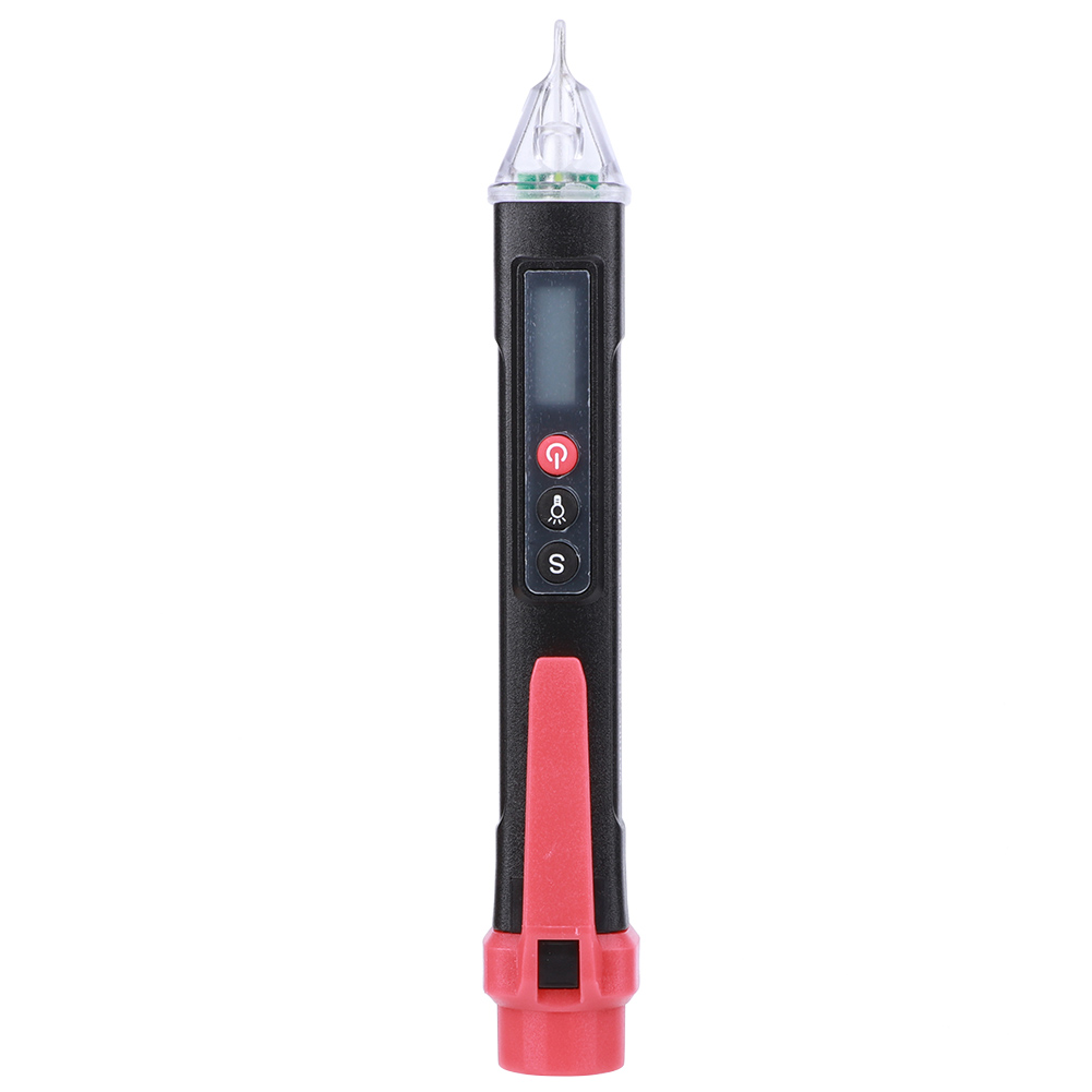 Berührungsloser Digitaler Strom- Und Spannungsprüfer In Stiftform, Ac121000v Messgerät (schwarz Und Rot)
