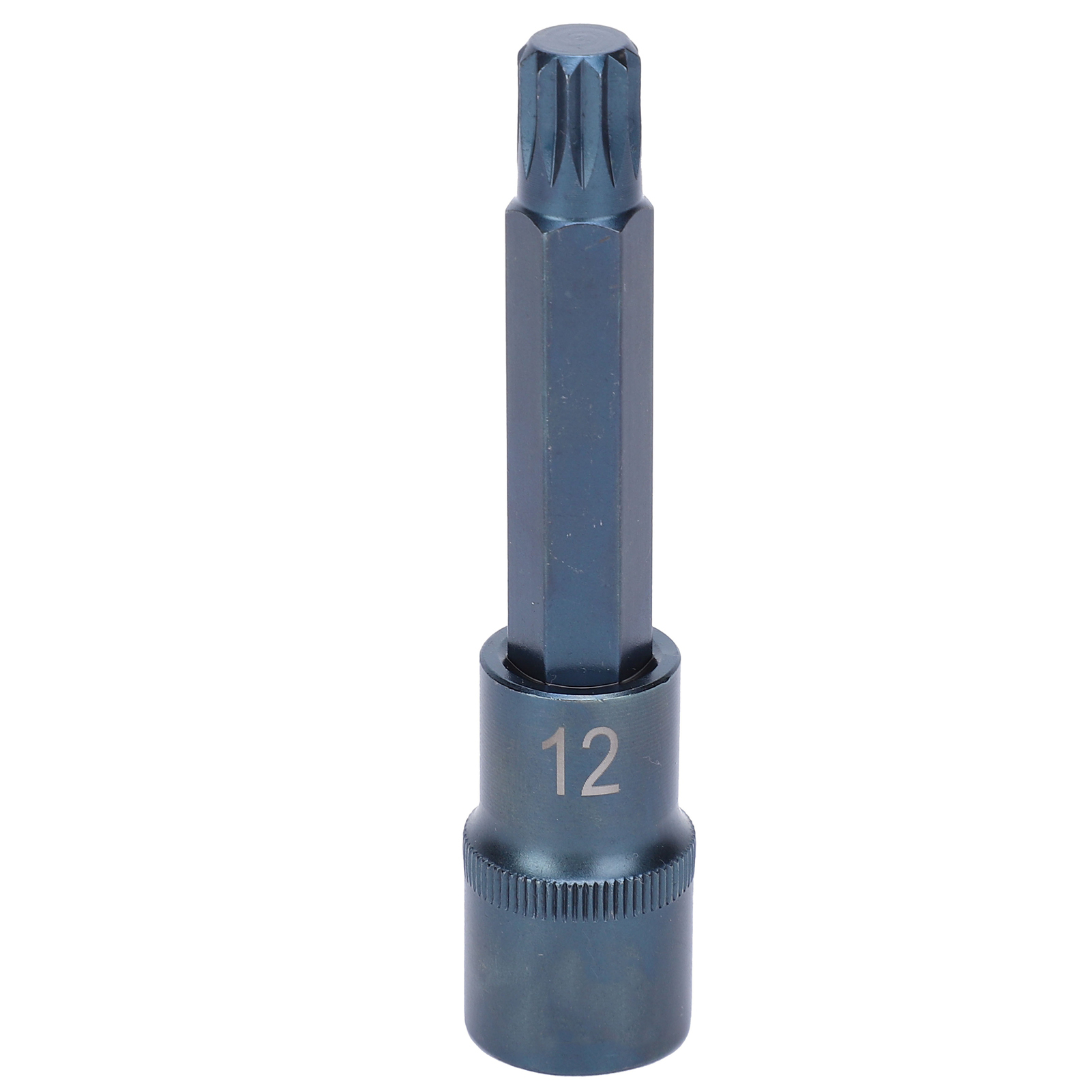 Steckschlüsseleinsatz Aus S2-legierungsstahl, 1/2"-antrieb, Brüniert, 12-kantig, Schraubendreherzubehör