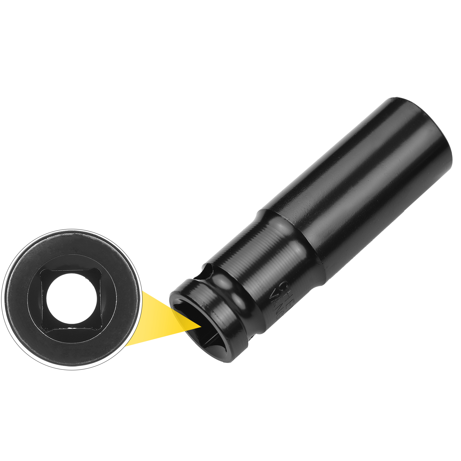 Satz Von 15 1/2 Zoll Sechskant-schlagschrauber-einsätzen, Tiefe Einsätze Von 8 Bis 32 Mm, Aus Cr-v-stahl, Mit Aufbewahrungsbox.