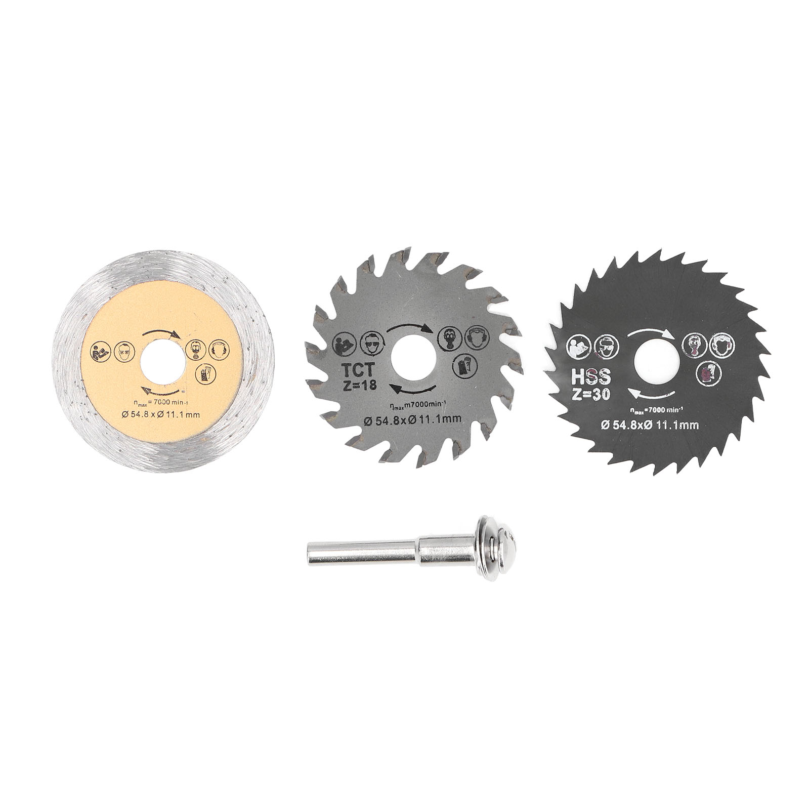 Kreissägeblätter Für Holz (4 Stück), 7000 U/min, Sauberer Schnitt, Hochfeste Schneidezähne, Ideal Für Pvc-rohre Und Sperrholz.