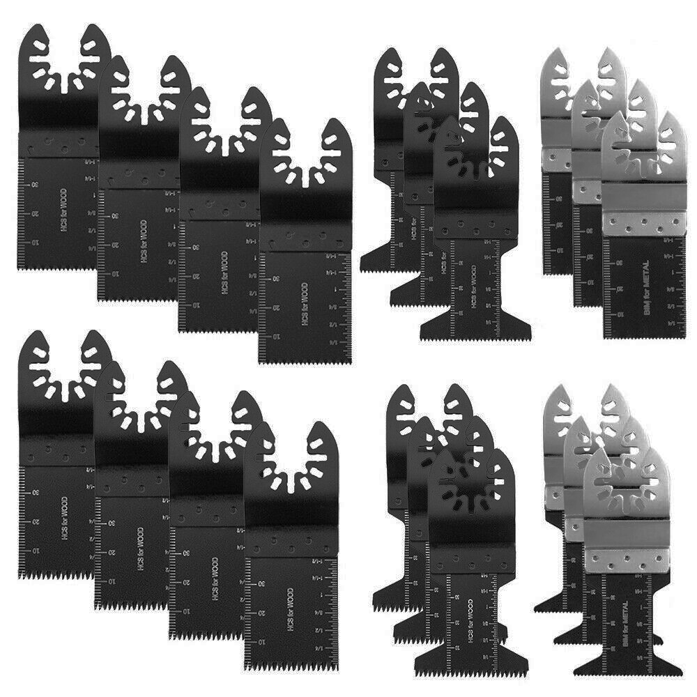 Packung Mit 20 Universal-sägeblättern Für Elektrische Multifunktionswerkzeuge, Schneidzubehör Für Holz, Kunststoff Und Metall.