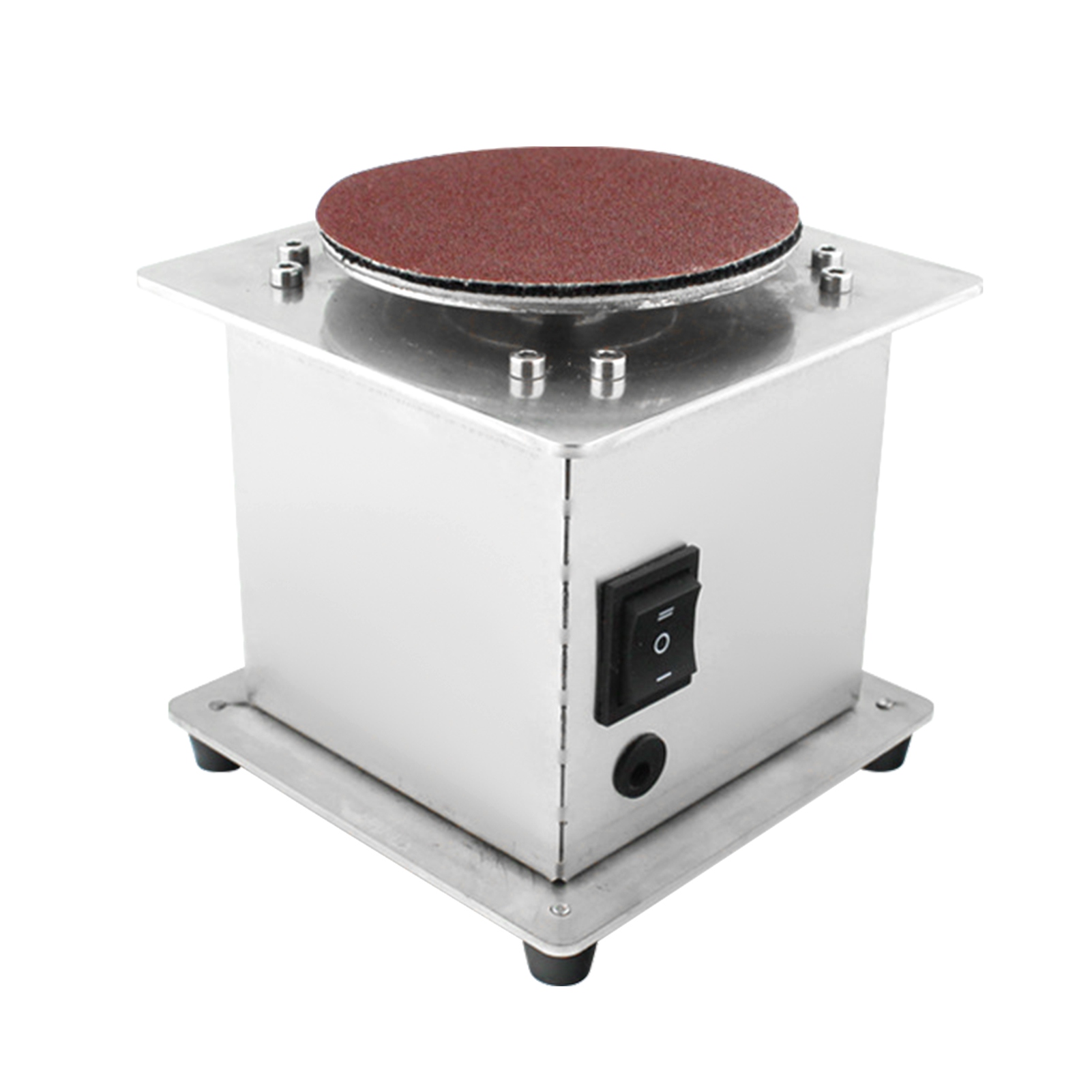 Mini-tisch-tellerschleifer, Elektrischer Kantenschärfer, 7 Variable Geschwindigkeiten, 20 Selbstklebende Schleifscheiben, Schleif-, Polier- Und Poliermaschine Für Holz, Kunststoff Und Metall.
