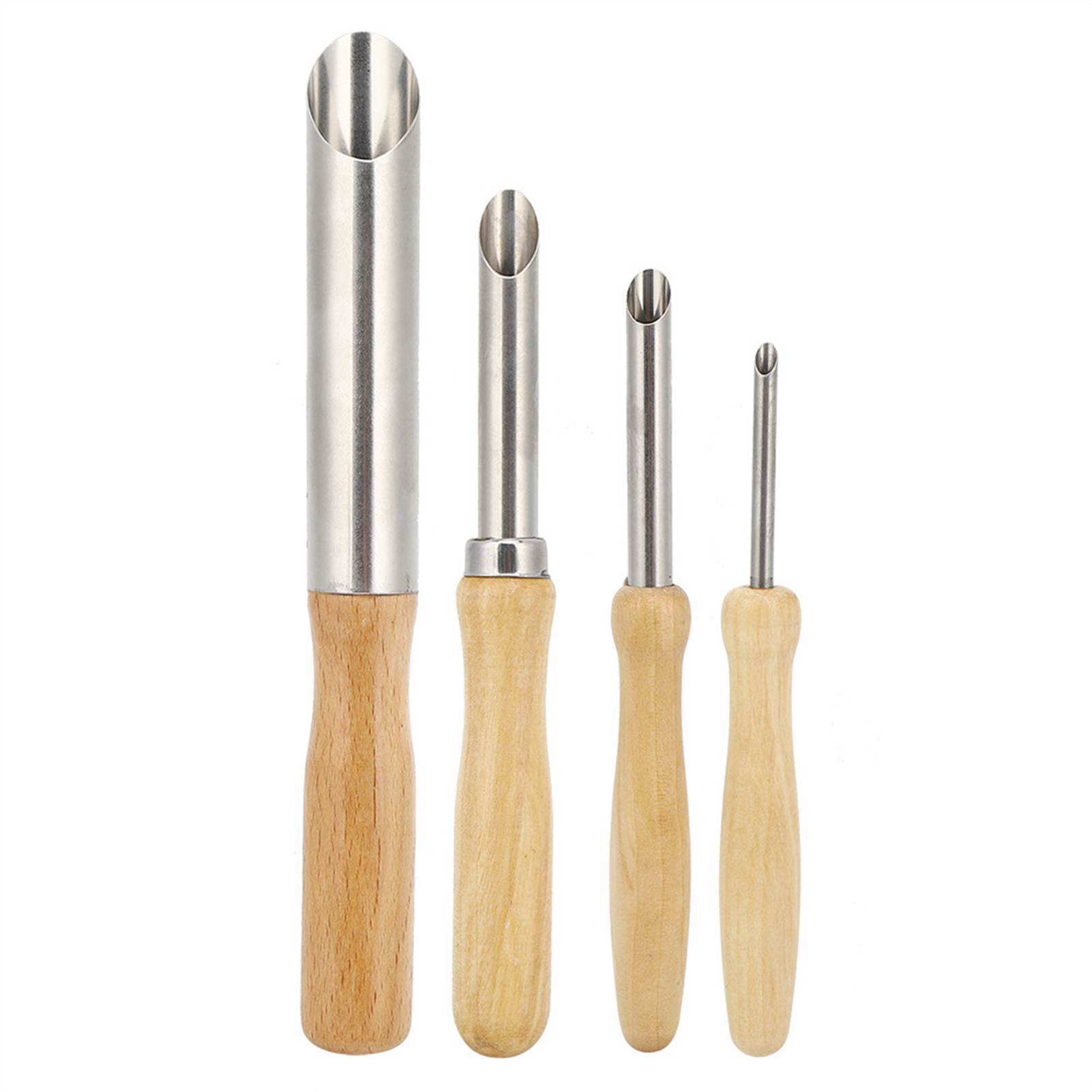Runde Holzschneidwerkzeuge Für Töpferwaren Und Ton, Mit Rundem Loch.