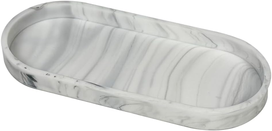 Marmor-ablage Für Küchenarbeitsplatten, Parfümablage, Badezimmeraccessoires, Seifenschale Aus Marmor, Seifenspenderablage, Waschtischplatte, Schwarz-weiß