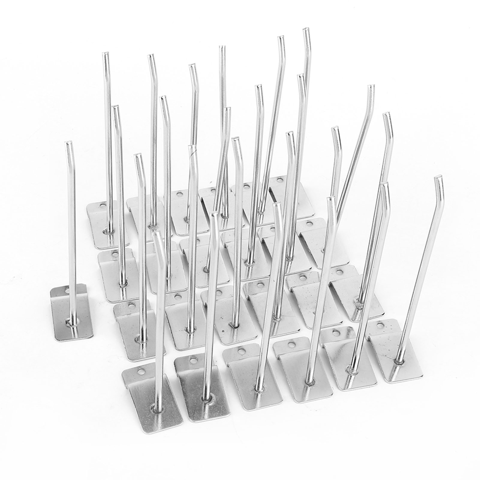 Packung Mit 25 15 Cm (6 Zoll) Langen Lamellenwandhaken Für Ladenregale.