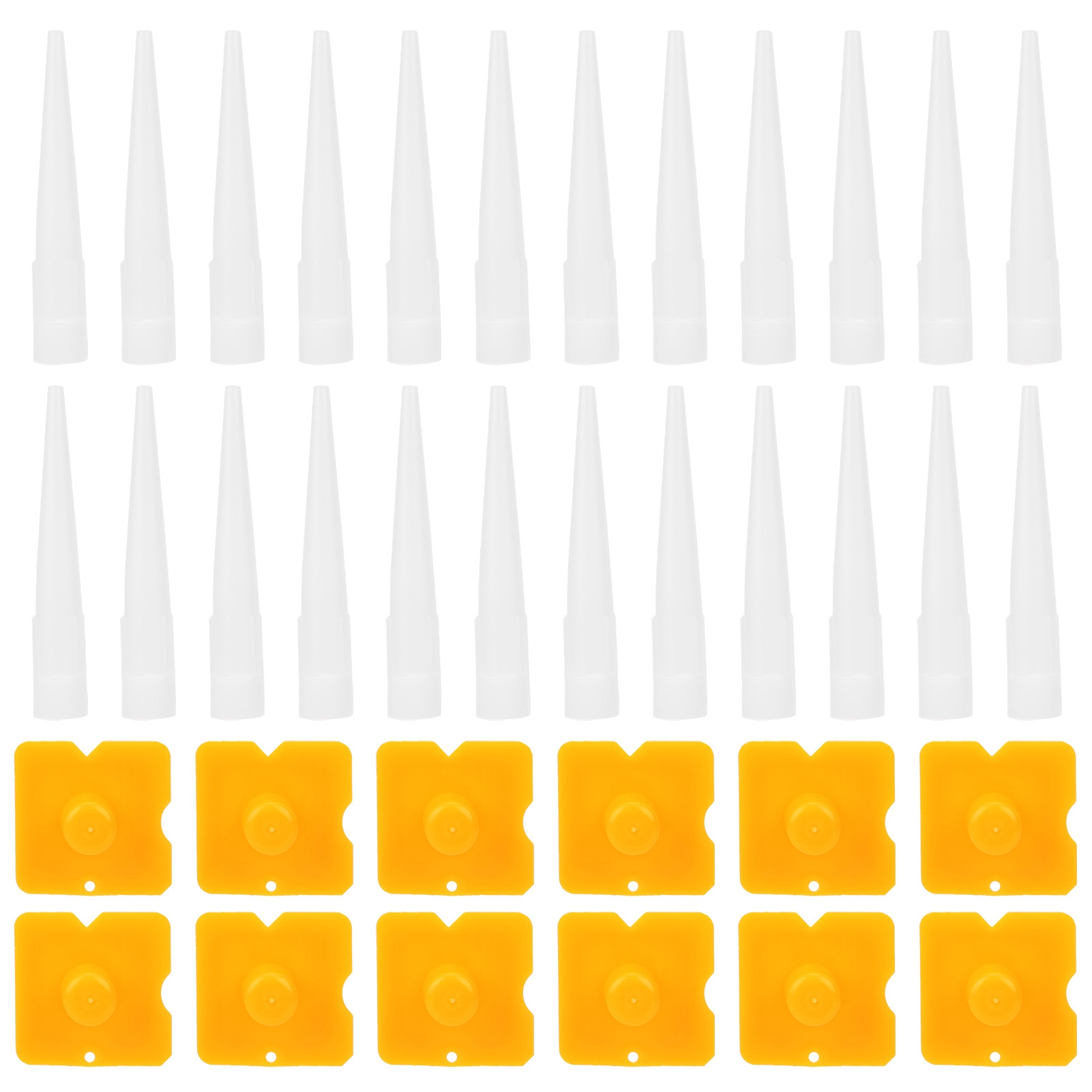 Set Mit 36 Werkzeugen Zum Verfugen, Inklusive Klebstoffdüse Und Verschlusskappe Für Türen, Fenster, Badezimmer Und Küche.